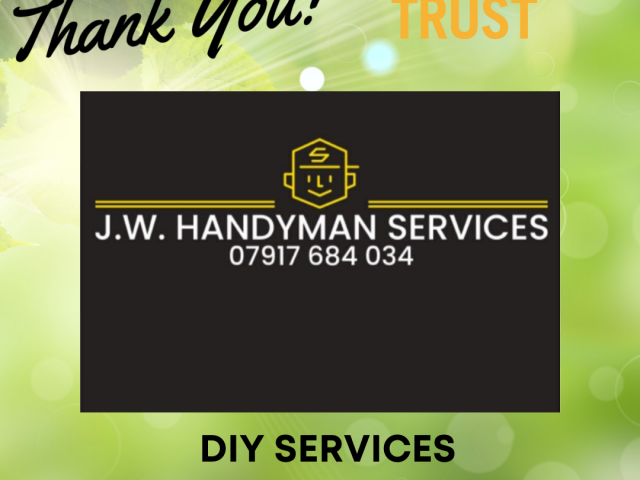 Thank you to J.W. Handyman Services!