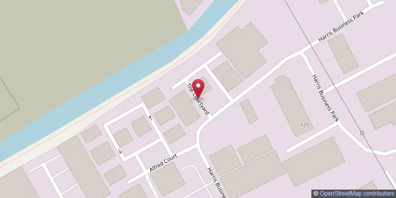 Rainy Day Trust location on a mop provided by OpenStreetMap